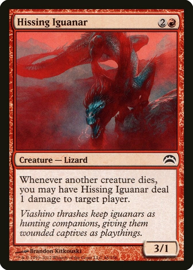 Image for Hissing Iguanar (46) [Planechase 2012] - Magic: The Gathering