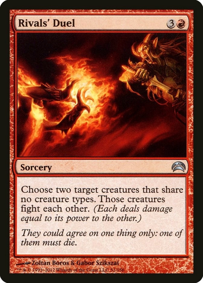 Image for Rivals' Duel (51) [Planechase 2012] - Magic: The Gathering