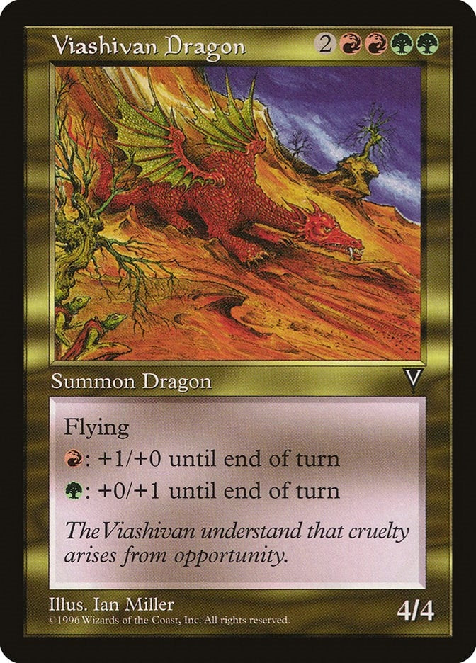 Image for Viashivan Dragon [Visions] - Magic: The Gathering