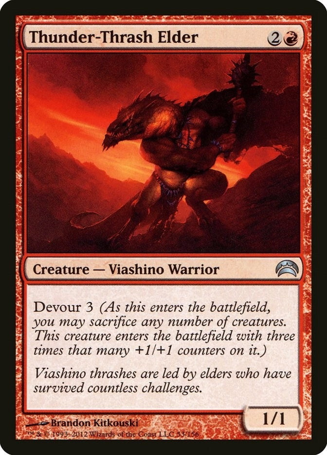 Image for Thunder-Thrash Elder (53) [Planechase 2012] - Magic: The Gathering