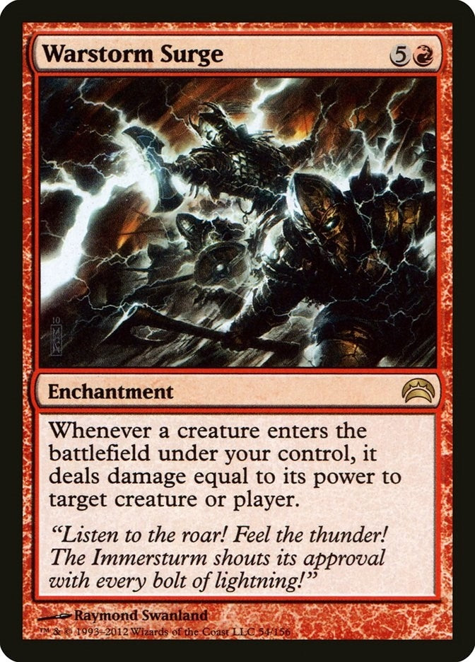 Image for Warstorm Surge (54) [Planechase 2012] - Magic: The Gathering