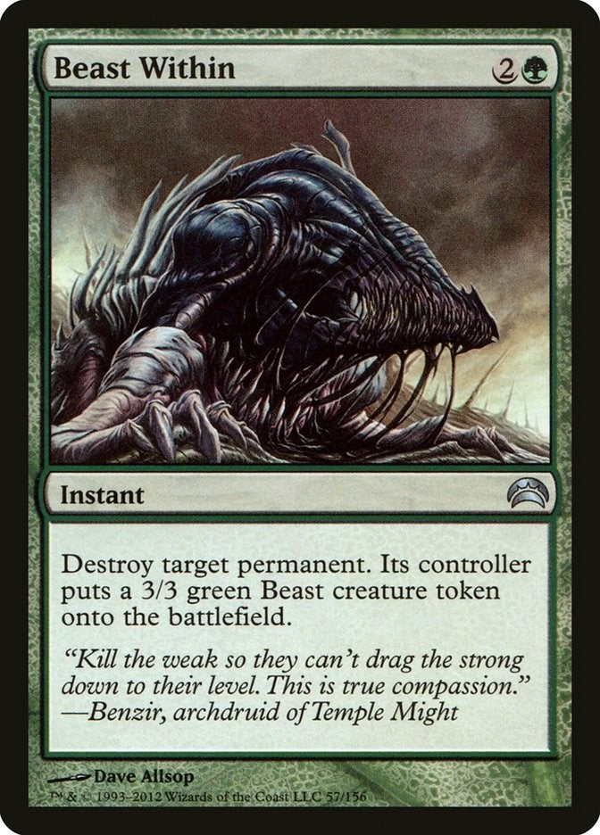 Image for Beast Within (57) [Planechase 2012] - Magic: The Gathering