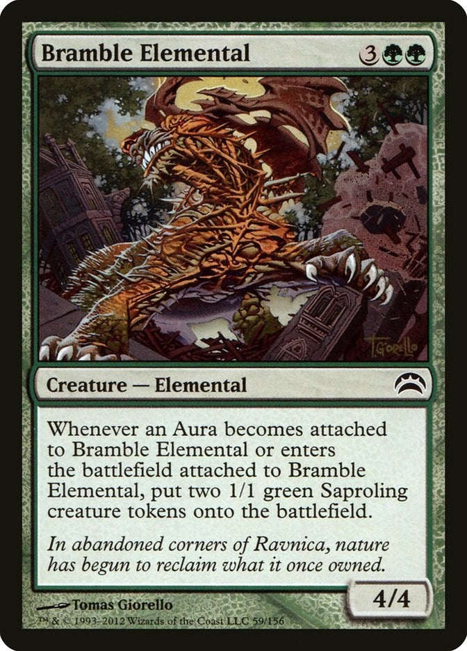 Image for Bramble Elemental (59) [Planechase 2012] - Magic: The Gathering