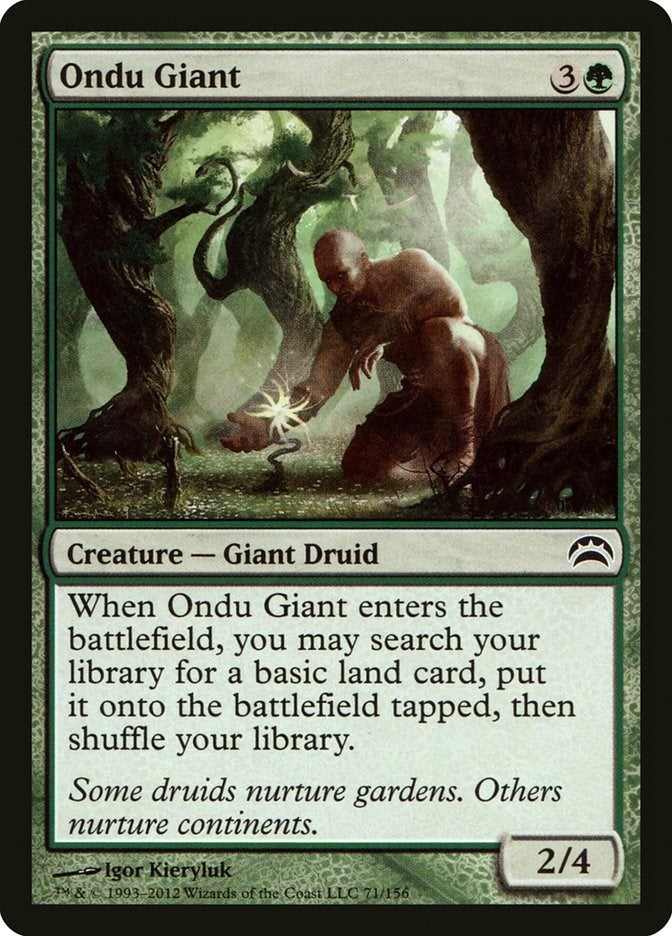 Image for Ondu Giant (71) [Planechase 2012] - Magic: The Gathering
