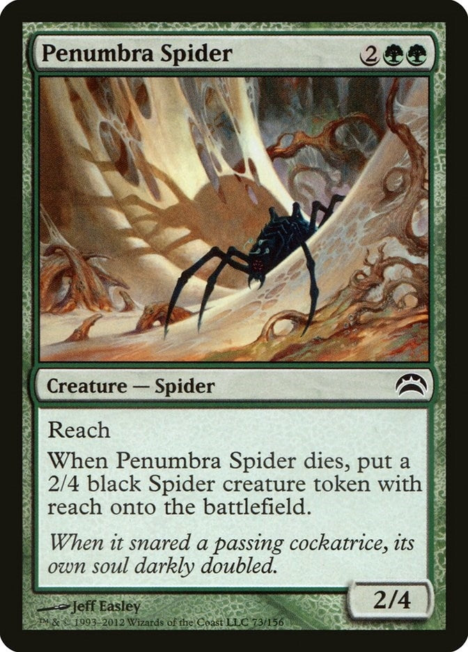 Image for Penumbra Spider (73) [Planechase 2012] - Magic: The Gathering