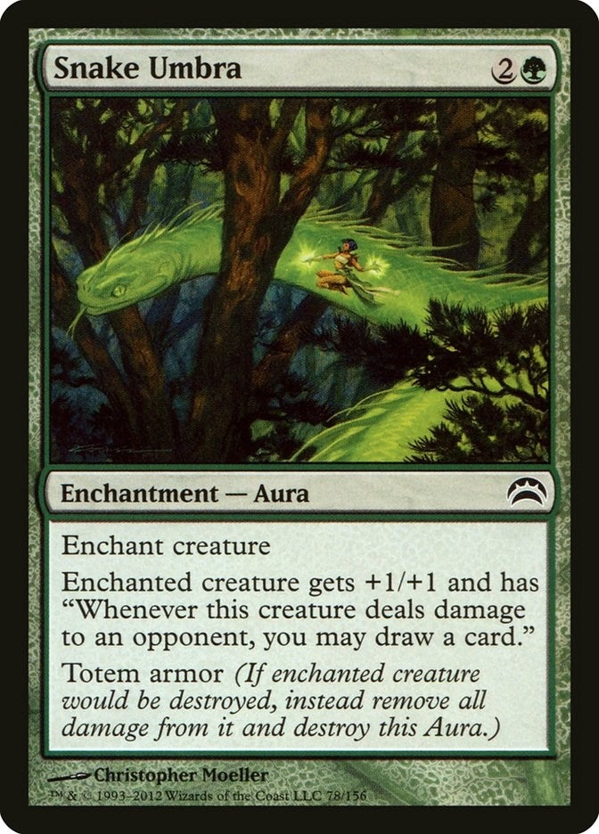 Image for Snake Umbra (78) [Planechase 2012] - Magic: The Gathering