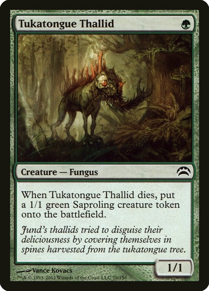 Image for Tukatongue Thallid (79) [Planechase 2012] - Magic: The Gathering