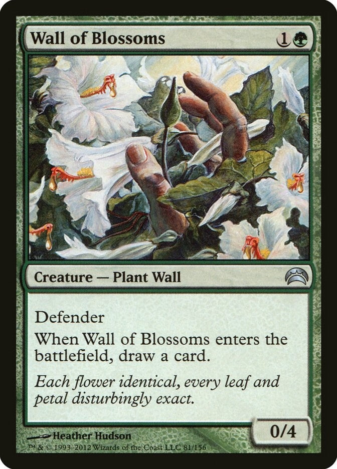Image for Wall of Blossoms (81) [Planechase 2012] - Magic: The Gathering