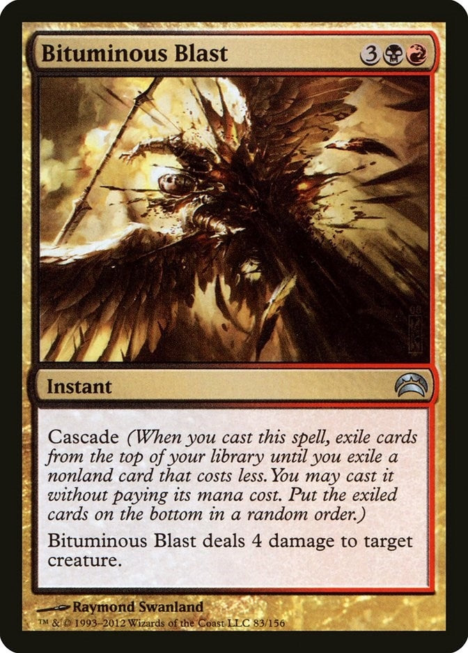 Image for Bituminous Blast (83) [Planechase 2012] - Magic: The Gathering