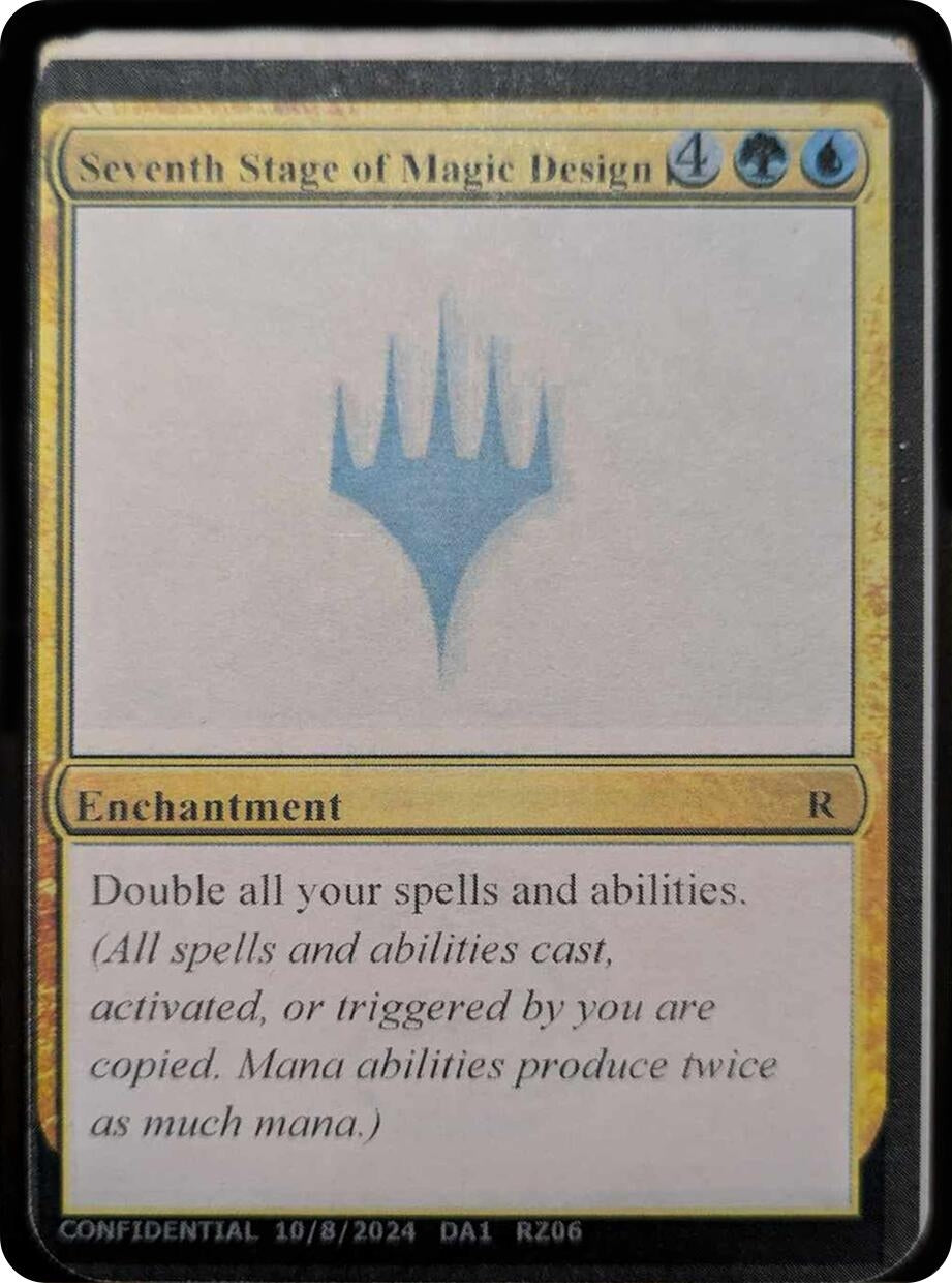 Image for Seventh Stage of Magic Design [Un-Known Event Playtest Cards] - Magic: The Gathering