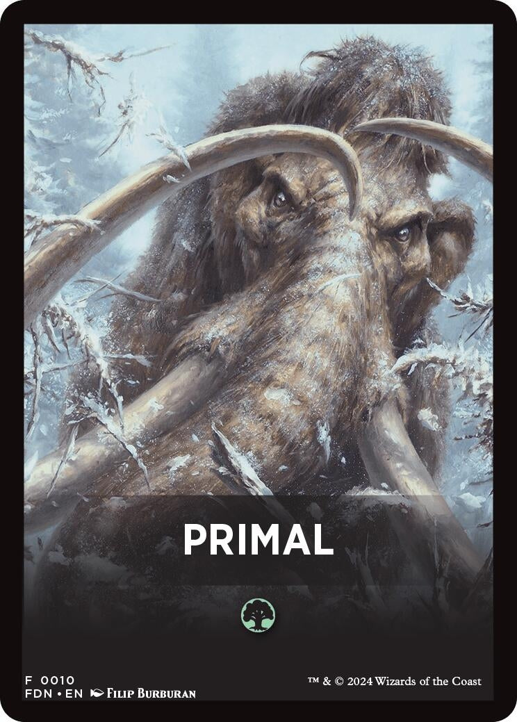 Image for Primal Theme Card (10) [Foundations] - Magic: The Gathering