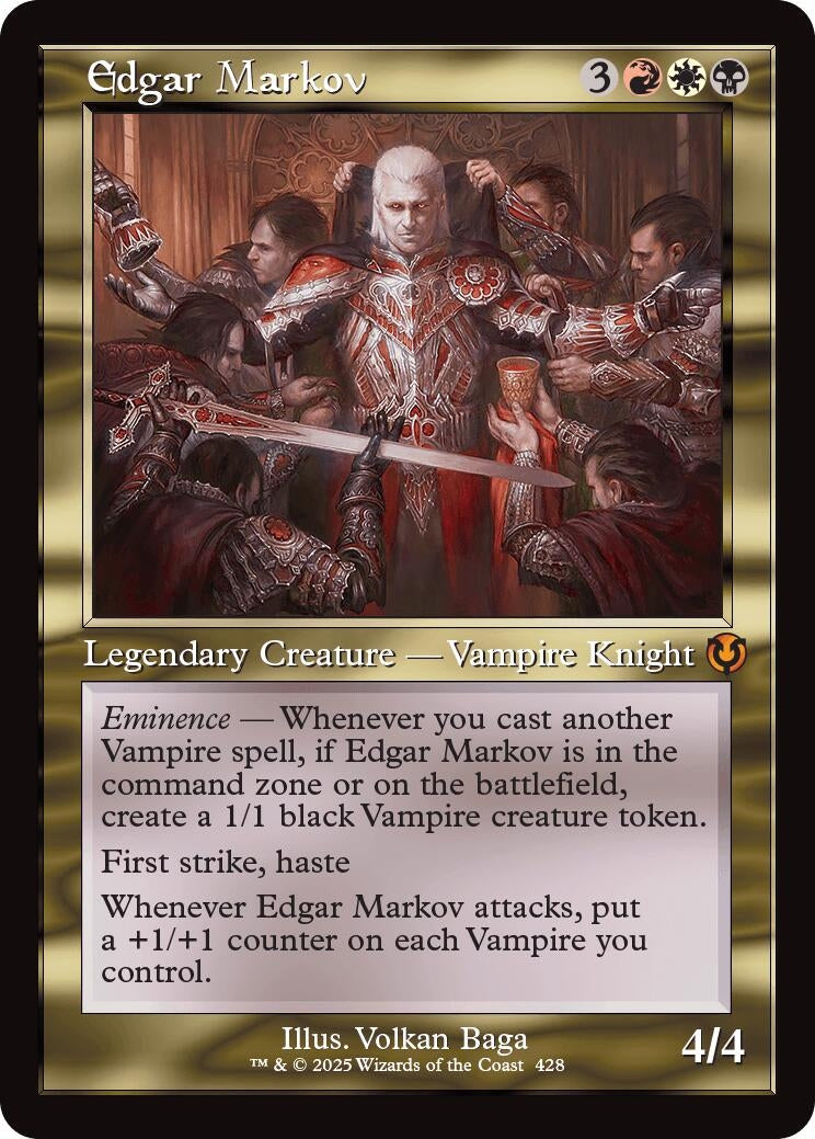 Image for Edgar Markov (Retro Frame) (428) [Innistrad Remastered] - Magic: The Gathering