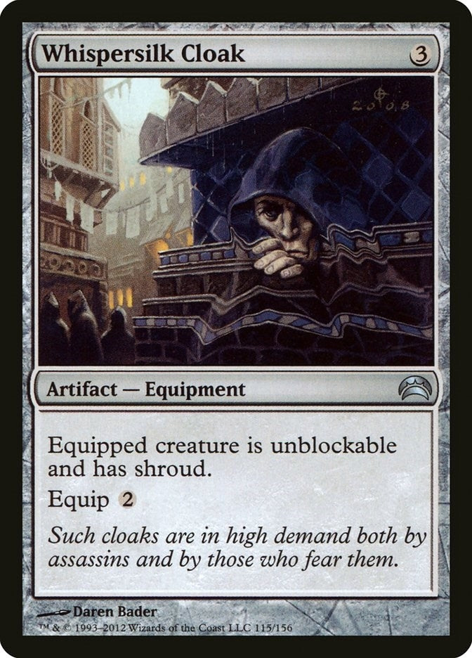 Image for Whispersilk Cloak (115) [Planechase 2012] - Magic: The Gathering