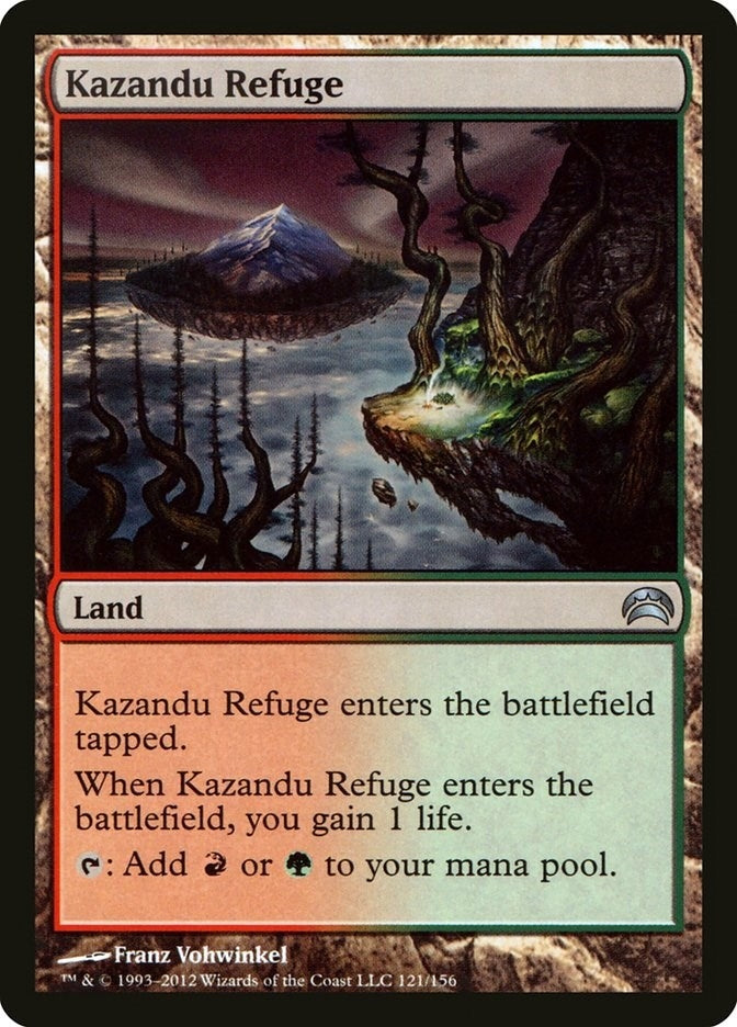 Image for Kazandu Refuge (121) [Planechase 2012] - Magic: The Gathering