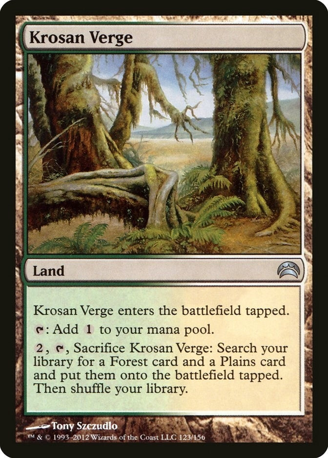 Image for Krosan Verge (123) [Planechase 2012] - Magic: The Gathering