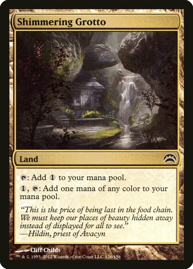 Image for Shimmering Grotto (126) [Planechase 2012] - Magic: The Gathering