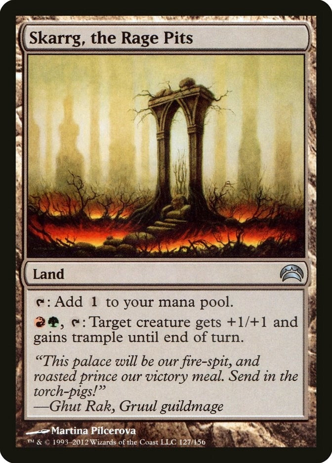 Image for Skarrg, the Rage Pits (127) [Planechase 2012] - Magic: The Gathering