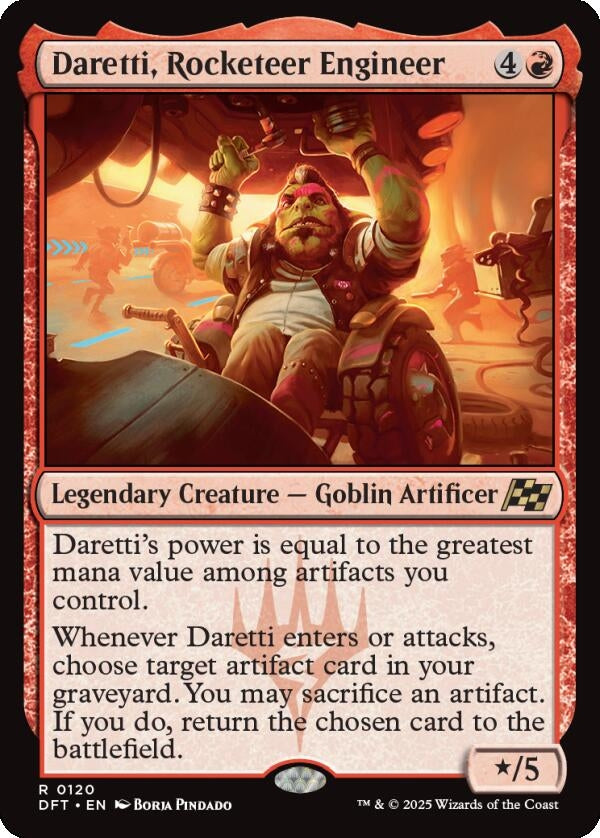 Image for Daretti, Rocketeer Engineer (120) [Aetherdrift] - Magic: The Gathering