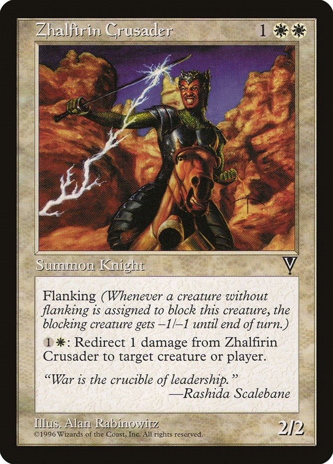 Image for Zhalfirin Crusader [Visions] - Magic: The Gathering
