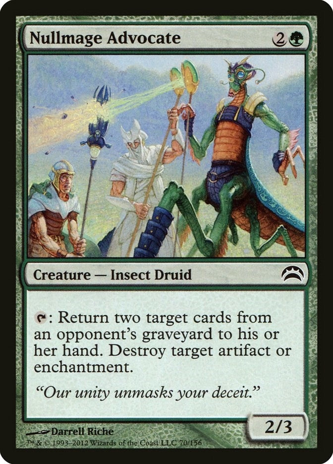 Image for Nullmage Advocate (70) [Planechase 2012] - Magic: The Gathering
