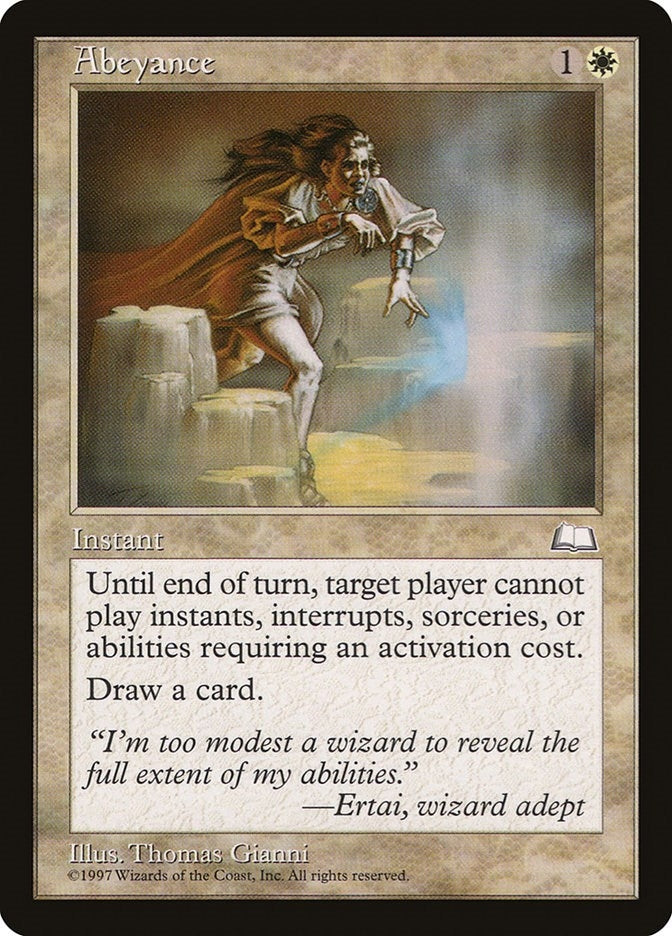 Image for Abeyance [Weatherlight] - Magic: The Gathering