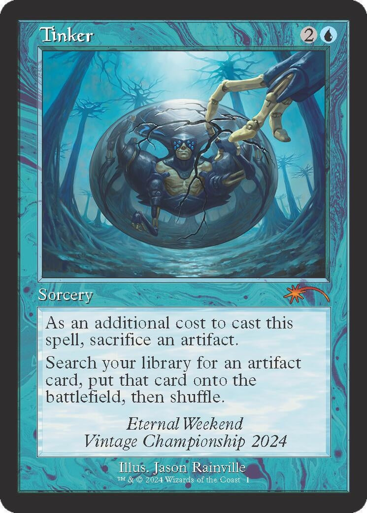Image for Tinker (Retro Frame) (Eternal Weekend 2024 Promo) (1) [Unique and Miscellaneous Promos] - Magic: The Gathering