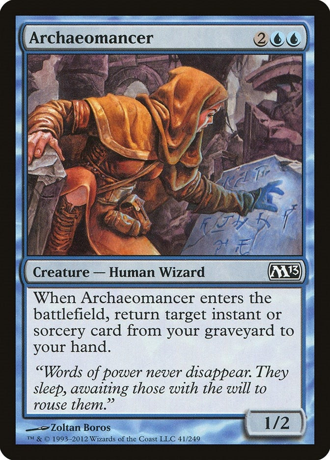 Image for Archaeomancer (41) [Magic 2013 (M13)] - Magic: The Gathering