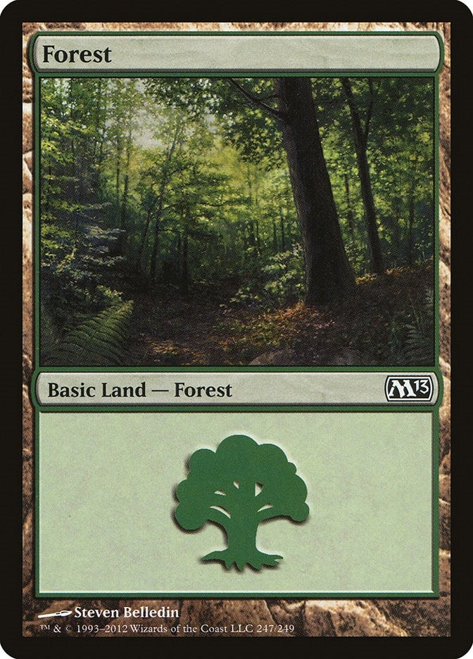 Image for Forest (247) (247) [Magic 2013 (M13)] - Magic: The Gathering