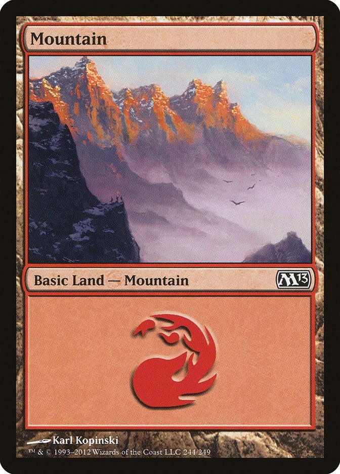 Image for Mountain (244) (244) [Magic 2013 (M13)] - Magic: The Gathering