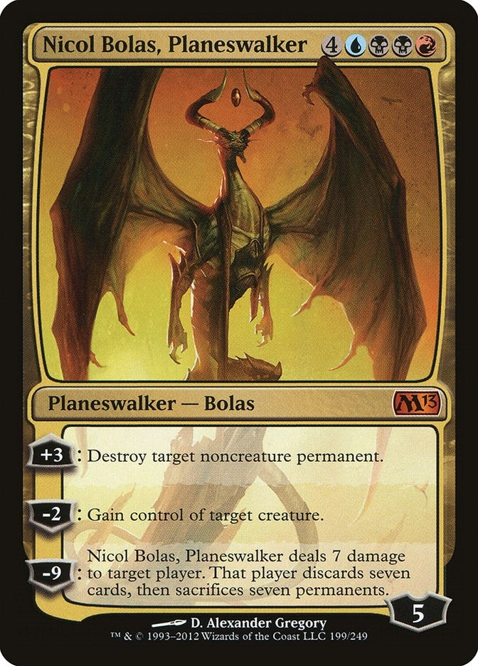 Image for Nicol Bolas, Planeswalker (199) [Magic 2013 (M13)] - Magic: The Gathering