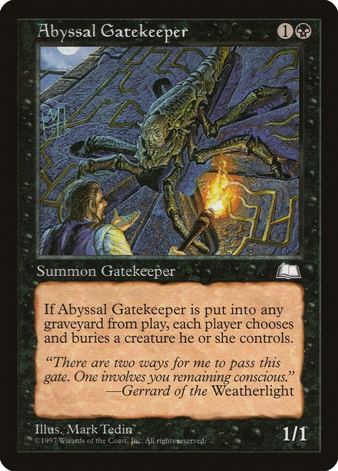 Image for Abyssal Gatekeeper [Weatherlight] - Magic: The Gathering
