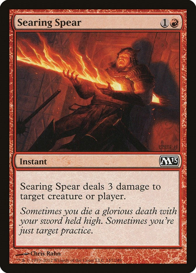 Image for Searing Spear (147) [Magic 2013 (M13)] - Magic: The Gathering