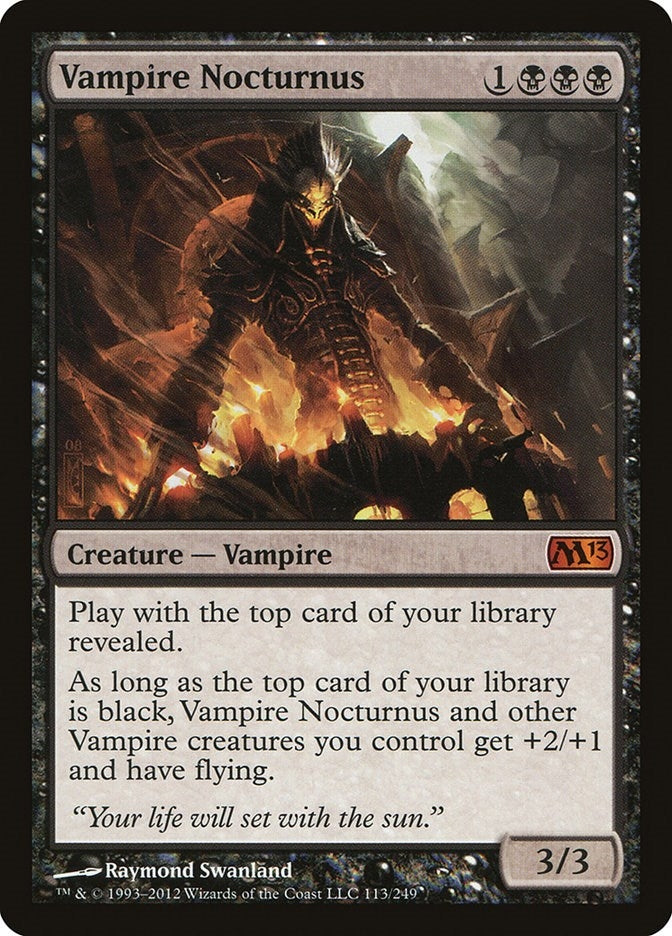Image for Vampire Nocturnus (113) [Magic 2013 (M13)] - Magic: The Gathering