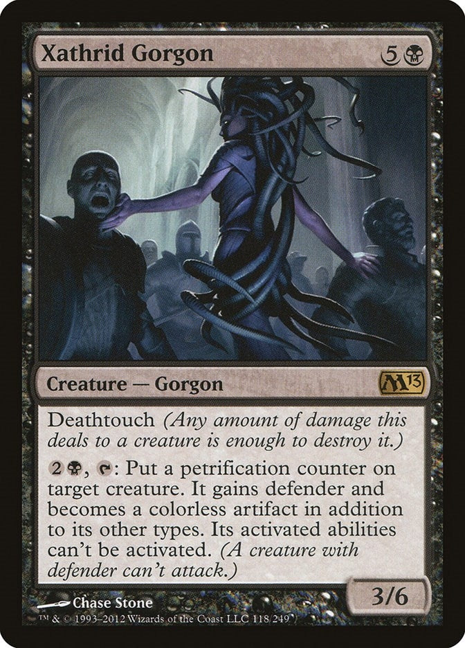 Image for Xathrid Gorgon (118) [Magic 2013 (M13)] - Magic: The Gathering
