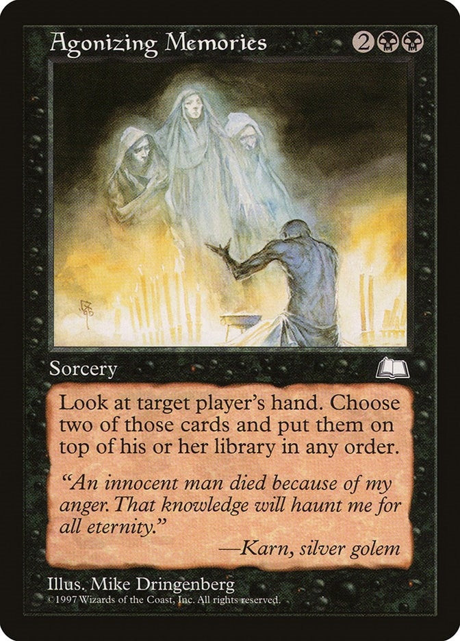 Image for Agonizing Memories [Weatherlight] - Magic: The Gathering