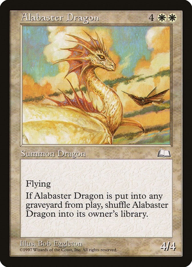 Image for Alabaster Dragon [Weatherlight] - Magic: The Gathering