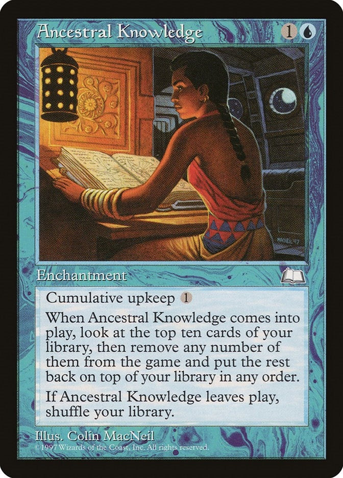 Image for Ancestral Knowledge [Weatherlight] - Magic: The Gathering
