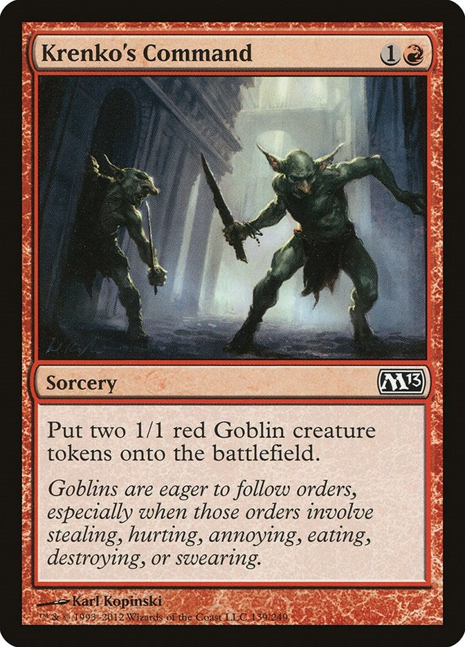 Image for Krenko's Command (139) [Magic 2013 (M13)] - Magic: The Gathering