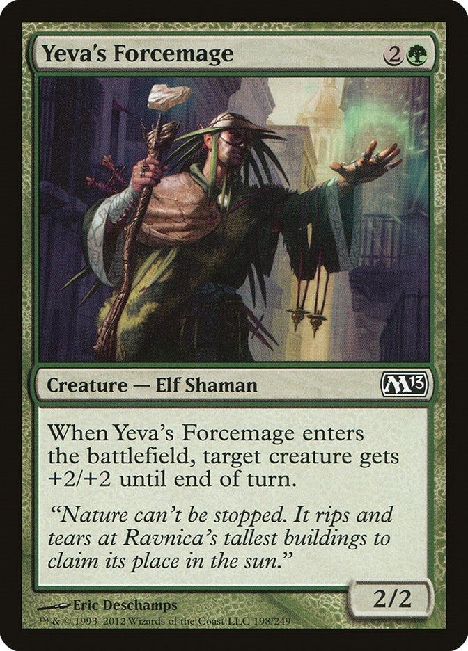 Image for Yeva's Forcemage (198) [Magic 2013 (M13)] - Magic: The Gathering