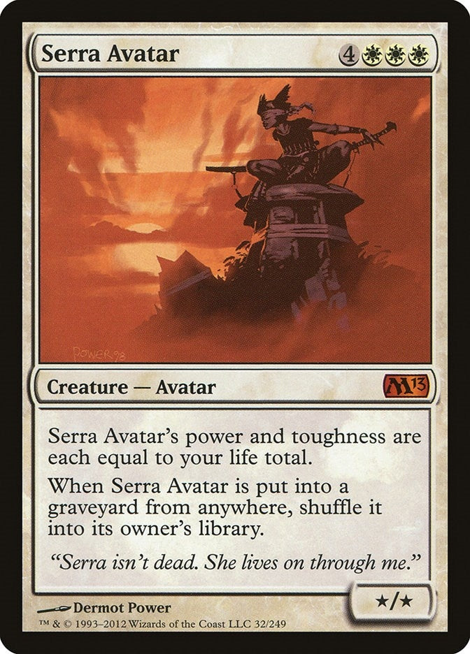Image for Serra Avatar (32) [Magic 2013 (M13)] - Magic: The Gathering
