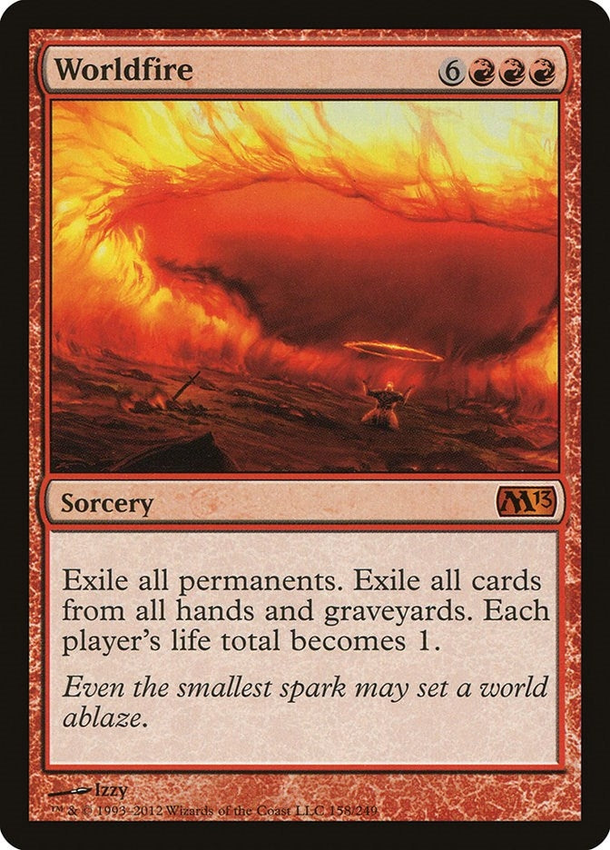 Image for Worldfire (158) [Magic 2013 (M13)] - Magic: The Gathering