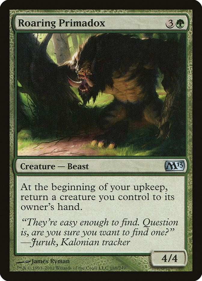 Image for Roaring Primadox (188) [Magic 2013 (M13)] - Magic: The Gathering