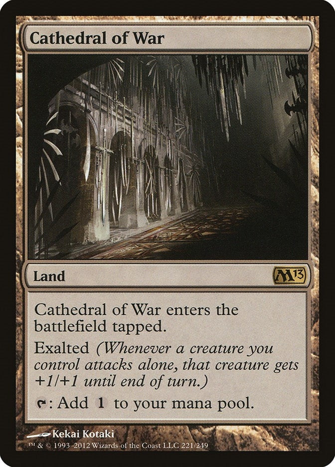 Image for Cathedral of War (221) [Magic 2013 (M13)] - Magic: The Gathering
