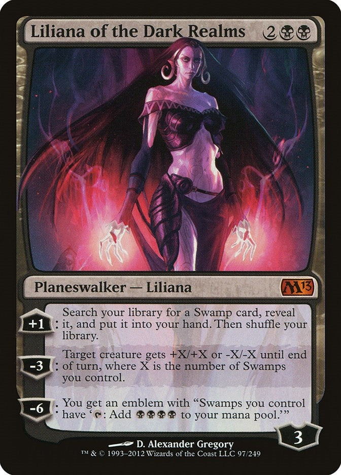 Image for Liliana of the Dark Realms (97) [Magic 2013 (M13)] - Magic: The Gathering
