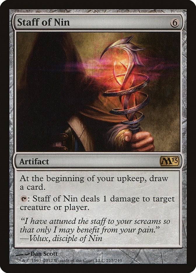 Image for Staff of Nin (217) [Magic 2013 (M13)] - Magic: The Gathering