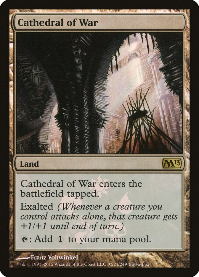 Image for Cathedral of War (221) [Buy-A-Box Promos] - Magic: The Gathering