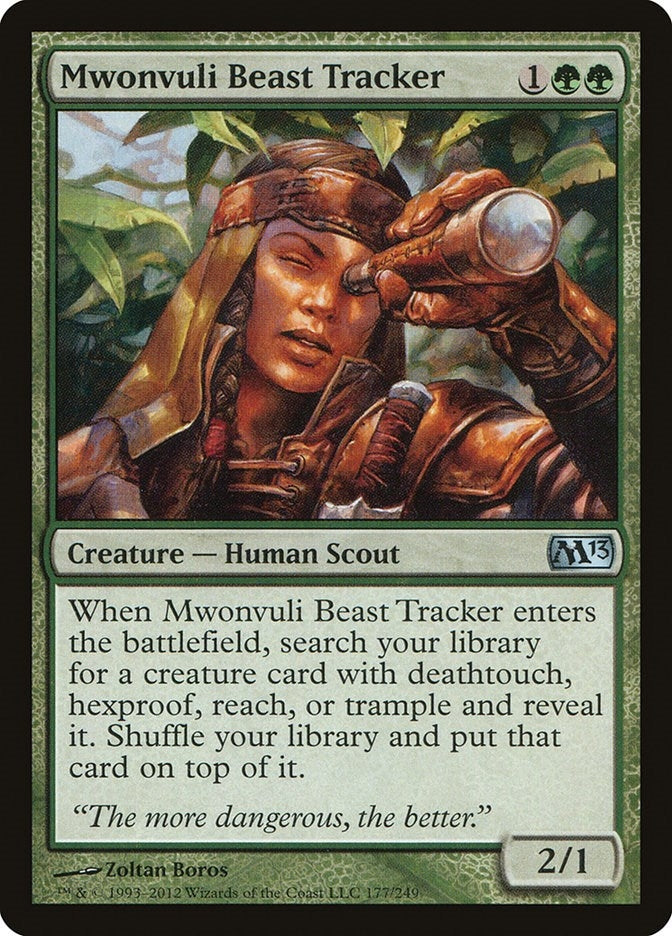 Image for Mwonvuli Beast Tracker (177) [Magic 2013 (M13)] - Magic: The Gathering
