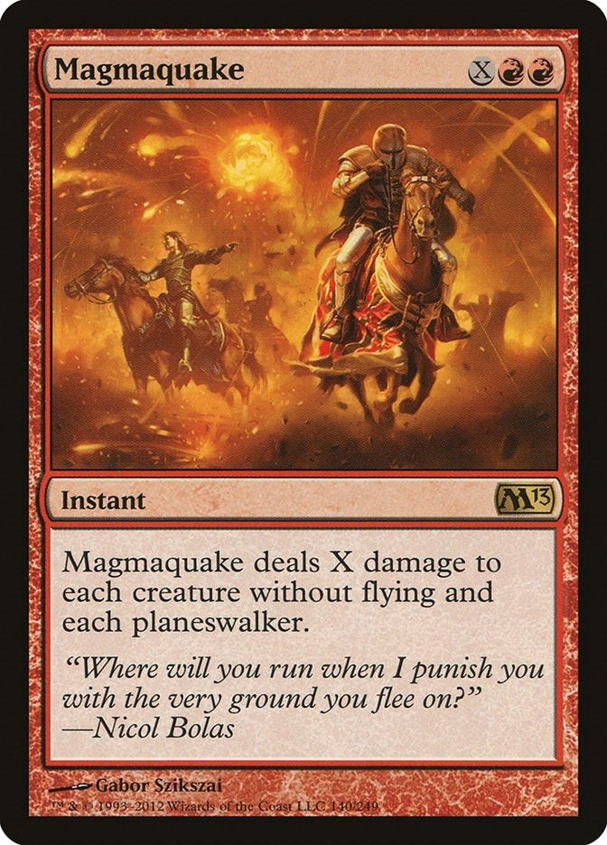 Image for Magmaquake (140) [Magic 2013 (M13)] - Magic: The Gathering