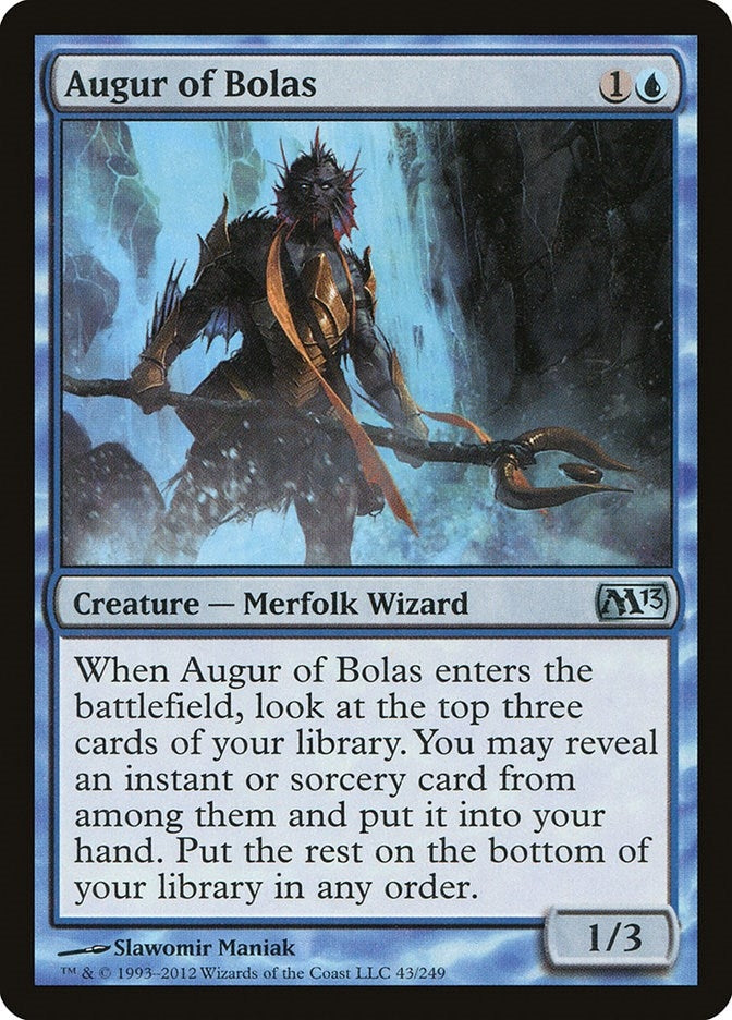 Image for Augur of Bolas (43) [Magic 2013 (M13)] - Magic: The Gathering