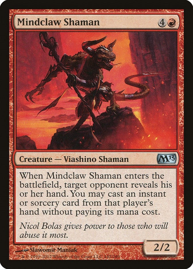 Image for Mindclaw Shaman (142) [Magic 2013 (M13)] - Magic: The Gathering